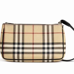 Burberry Nova Check Wristlet / Pouch – Made in Italy + 100% Authetic